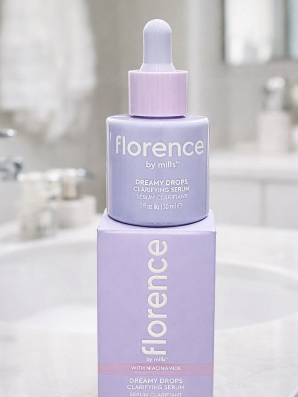 FLORENCE BY MILLS Dreamy Drops Clarifying Serum w/Niacinamide 1oz